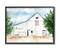 Stupell Industries American Barn Watercolor Black Framed Wall Art